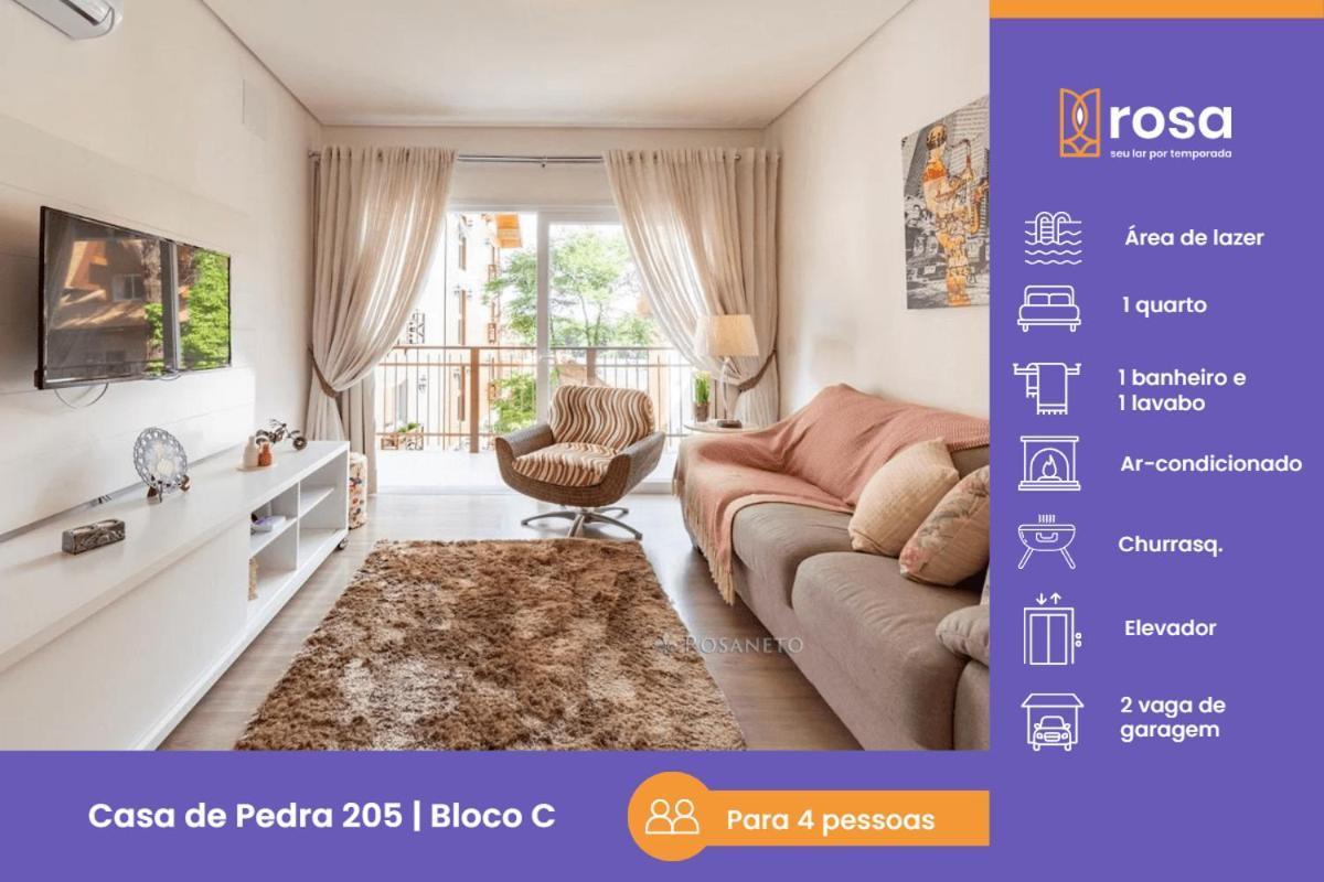 Rosa Edificio Casa De Pedra Apartment Грамаду Екстериор снимка