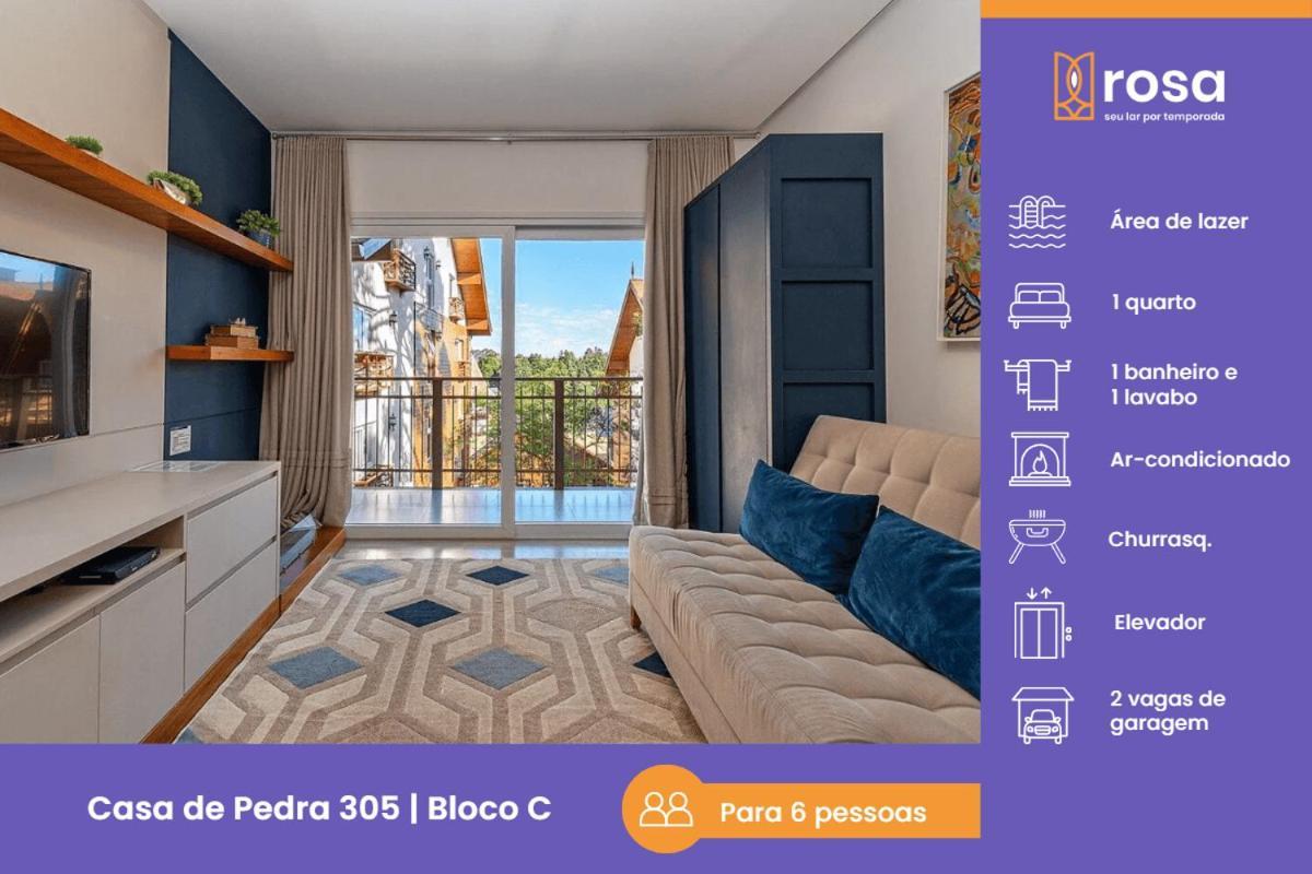 Rosa Edificio Casa De Pedra Apartment Грамаду Екстериор снимка